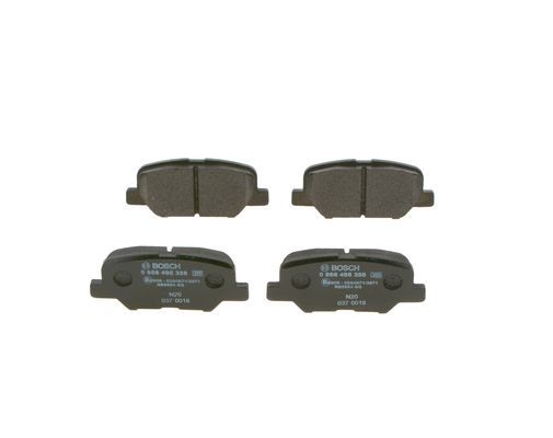 Citroen C4 2010-2014 Arası 1.6 HDi 115, 1.6 HDi 115 AWC, 1.6 Bosch Marka Arka Balata