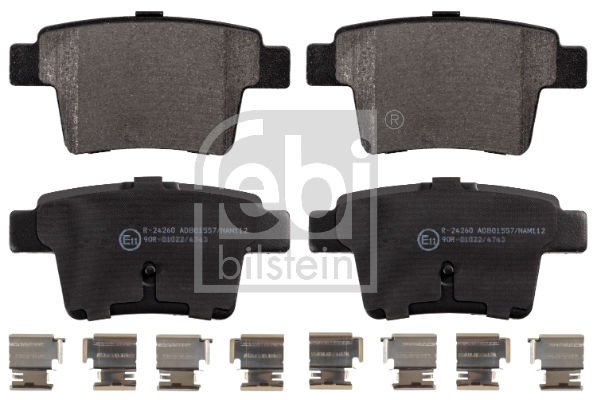 Ford Mondeo 2000-2007 Arası 2.2 TDCi, 2.5 V6 24V, 2.0 16V, 2.0 16V DI / TDDi / TDCi, 1.8 16V, 2.0 16V TDDi / TDCi Febi Marka Arka Balata
