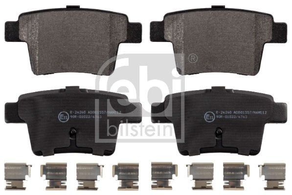 Ford Mondeo 2000-2007 Arası 2.2 TDCi, 2.5 V6 24V, 2.0 16V, 2.0 16V DI / TDDi / TDCi, 1.8 16V, 2.0 16V TDDi / TDCi Febi Marka Arka Balata