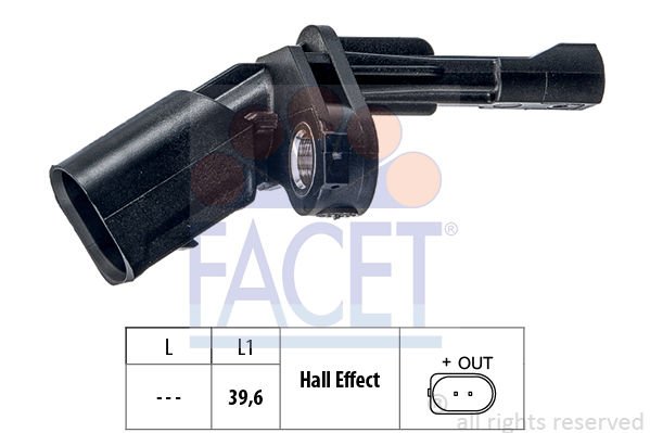 Seat Alhambra 2010-2014 Arası 1.4 TSI Facet Marka Arka Abs Sensörü