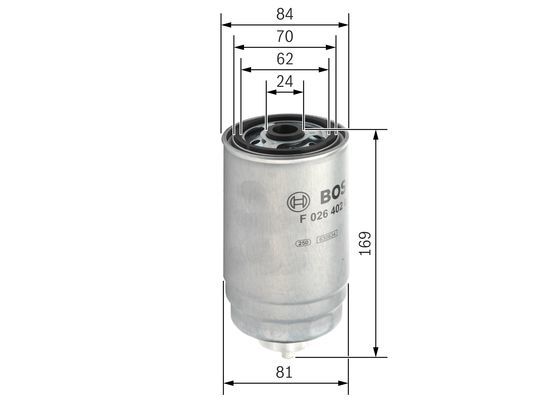 Alfa Romeo 156 1997-2006 Arası 1.9 JTD, 2.4 JTD Bosch Marka Mazot Yakıt Filtresi