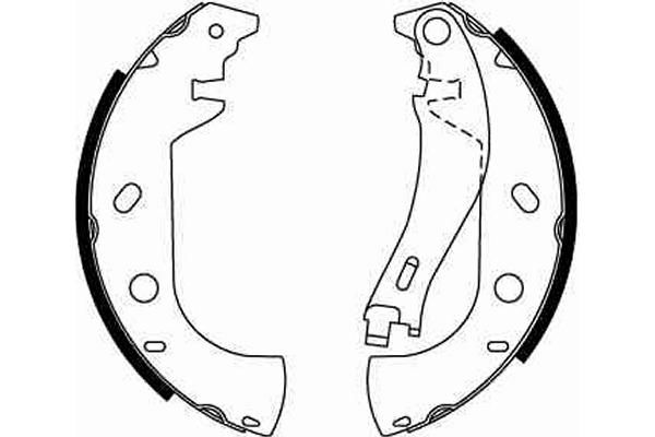 Fiat Multipla 1999-2010 Arası 1.6 100 16V TRW Marka Pabuçlu Balata