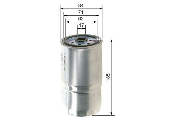 Alfa Romeo 156 1997-2005 Arası 2.4 JTD Bosch Marka Mazot Yakıt Filtresi