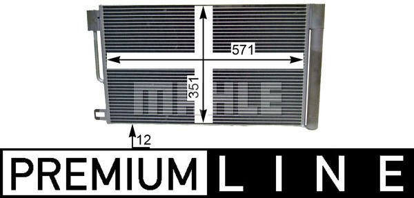 Fiat Punto 2005-2009 Arası 1.2 Mahle Marka Klima Radyatörü