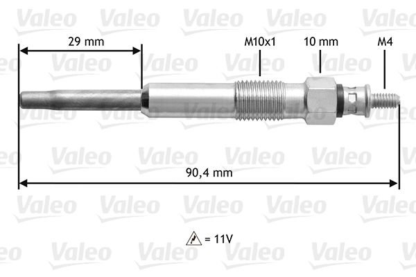 Peugeot 106 1991-2005 Arası 1.5 D Valeo Marka Kızdırma Bujisi