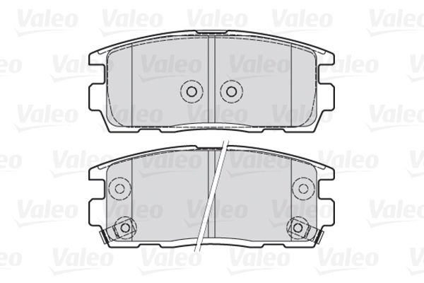 Chevrolet Captiva 2006-2010 Arası 2.2 D 4WD Valeo Marka Arka Balata