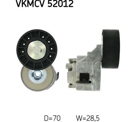Alternatör Gergisi Kütüklü Ducato 2.3jtd Skf SKF-VKMCV52012