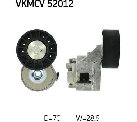 Alternatör Gergisi Kütüklü Ducato 2.3jtd Skf SKF-VKMCV52012