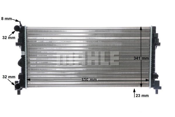 Volkswagen Polo 2009-2013 Arası 1.6 BiFuel Mahle Marka Su Radyatörü