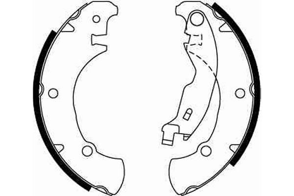 Fiat Marea 1996-2007 Arası 1.4 80 12V TRW Marka Pabuçlu Balata