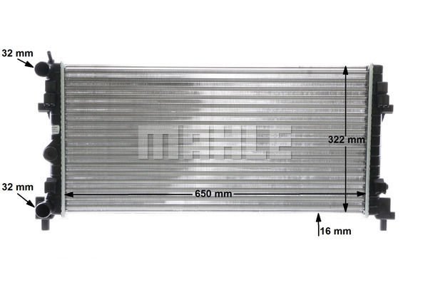 Volkswagen Polo 2009-2013 Arası 1.6 BiFuel, 1.2 TSI Mahle Marka Su Radyatörü