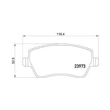 Megane IV 1.3 Tce Ön Fren Balatası Mga APT-AP3357