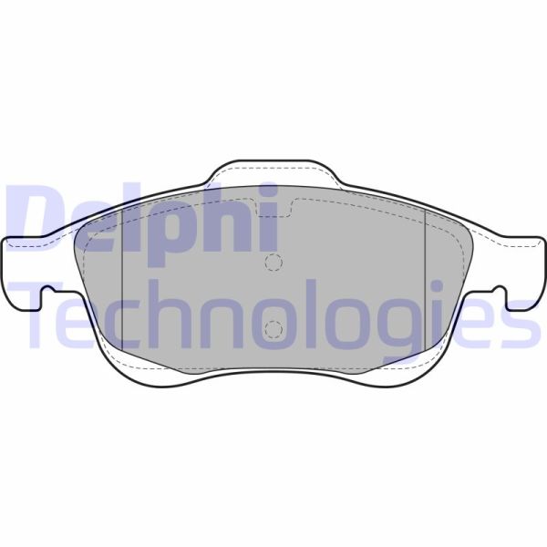 Citroen Ds4 2011-2015 Arası 1.6 VTi 120, 1.6 THP 155, 1.6 THP 200 Delphi Marka Ön Balata