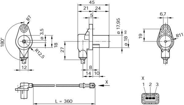 Fiat Palio 1996-2000 Arası 1.4, 1.4 Cat Bosch Marka Krank Sensörü