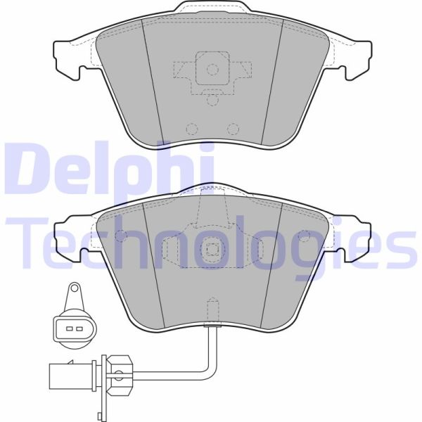 Audi A6 1997-2011 Arası 3.0 TFSI quattro Delphi Marka Ön Balata Fişli