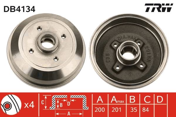 Opel Corsa 1993-2002 Arası 1.4 i 16V TRW Marka Kampana