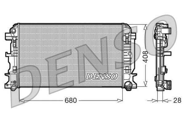 Volkswagen Crafter 2006-2016 Arası 2.0 TDI Denso Marka Su Radyatörü