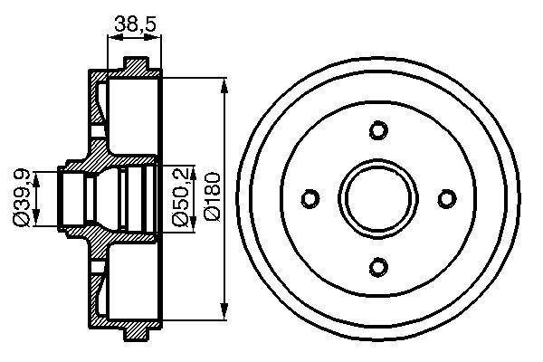 Audi 50 1974-1978 Arası 1.1, 1.3 Bosch Marka Kampana