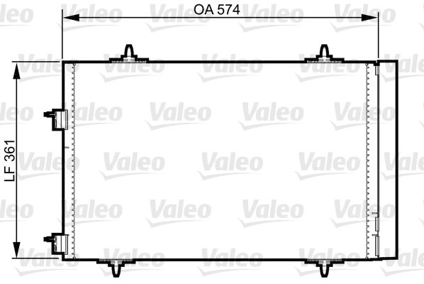 Peugeot 508 2010-2018 Arası 1.6 VTi, 1.6 HDi, 1.6 THP Valeo Marka Klima Radyatörü