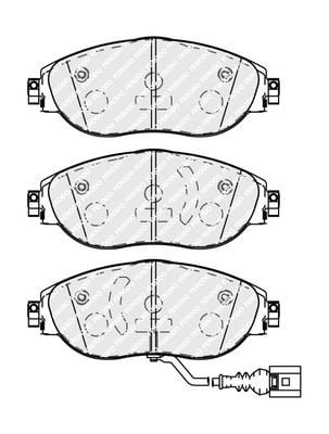 Volkswagen Sharan 2010-2014 Arası 2.0 TFSI Ferodo Marka Ön Balata