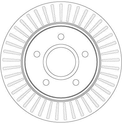 Fiat Freemont 2011-2015 Arası 2.0 JTD 4x4, 2.0 JTD, 3.6 4x4 TRW Marka Ön Fren Diski