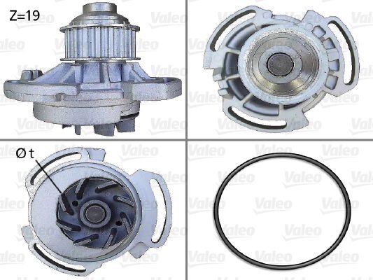 Volkswagen Polo 1981-1994 Arası 1.4 D, 1.3 D Valeo Marka Devirdaim Su Pompası