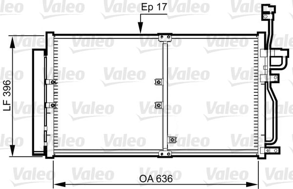 Opel Antara 2006-2010 Arası 2.0 CDTI 4x4, 2.0 CDTI Valeo Marka Klima Radyatörü
