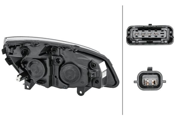 Renault Scenic 2003-2010 Arası 2.0 Sol Sinyallili Motorlu Ampullu Hella Marka Far