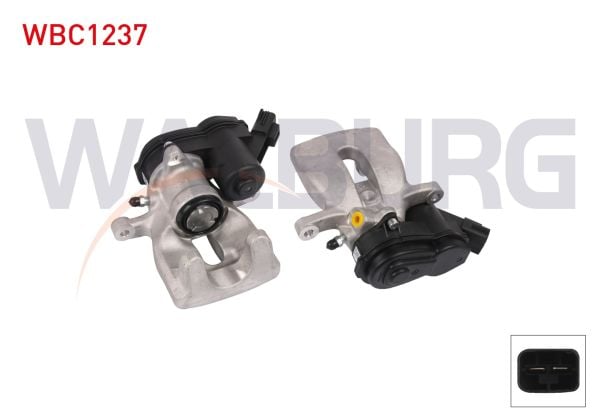 Megane IV 1.3 Tce Arka Fren Kaliperi Sol (Elektrikli El Freni İçin) Walburg WBC1237
