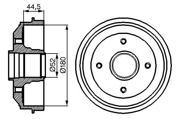 Citroen Zx 1991-1999 Arası 1.4 i, 1.6 i, 1.8 i, 1.9 TD Bosch Marka Kampana
