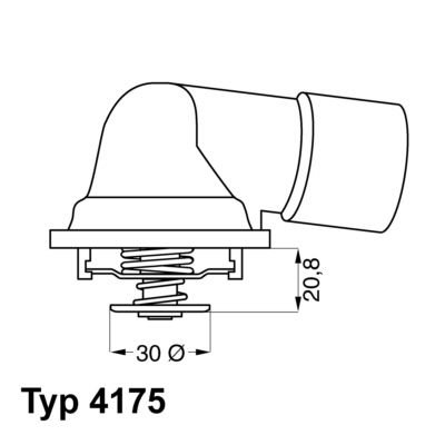 Opel Vectra 1988-1995 Arası 2.5 V6 BorgWarner (Wahler) Marka Termostat