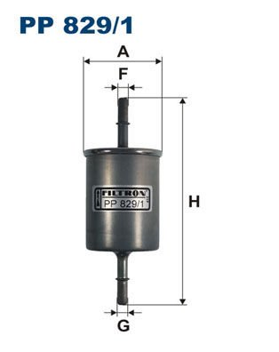 Alfa Romeo 156 1997-2006 Arası 1.6 16V T.SPARK, 2.0 16V T.SPARK, 1.6 16V T.SPARK., 1.8 16V T.SPARK Filtron Marka Yakıt Filtresi