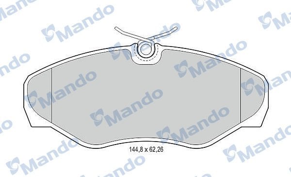 Opel Vivaro 2001-2005 Arası 1.9 Di, 2.5 DTi Mando Marka Ön Balata