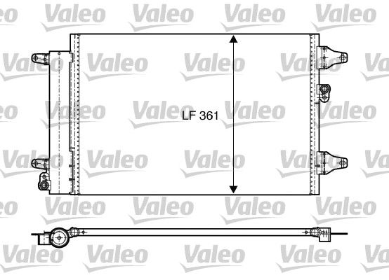 Ford Galaxy 1995-2006 Arası 1.9 TDI, 2.3 16V, 2.0 i Valeo Marka Klima Radyatörü