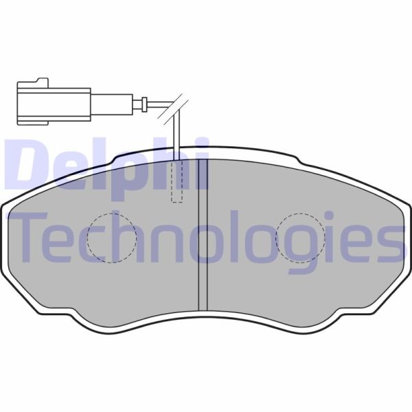 Fiat Ducato 1994-2010 Arası 2.8 JTD 4x4, 130 Multijet 2,3 D Delphi Marka Ön Balata