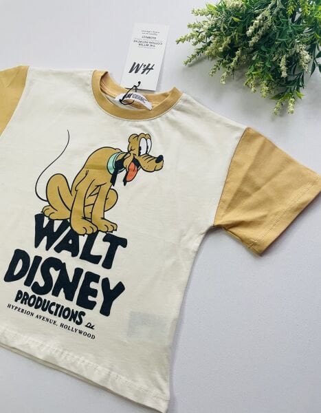 Walt Disney Sarı - Krem Tişört