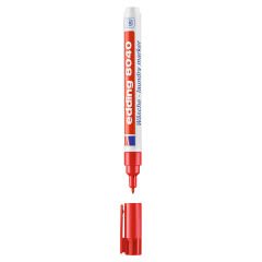 Edding 8040 Çamaşır Kalemi, Yuvarlak Uç, 1 mm, Kırmızı