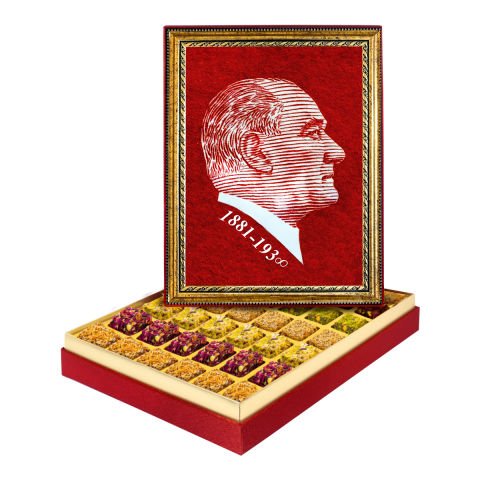 Sonsuza Dek Atatürk Çerçeveli Tablo Kutuda Lokum