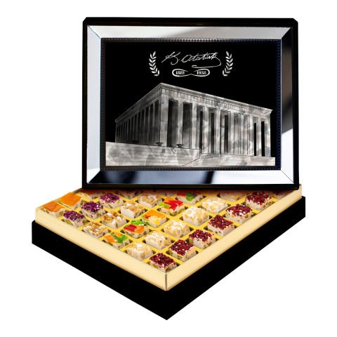 Ayna Çerçeveli Anıtkabir Kutuda Çerezli Nugat