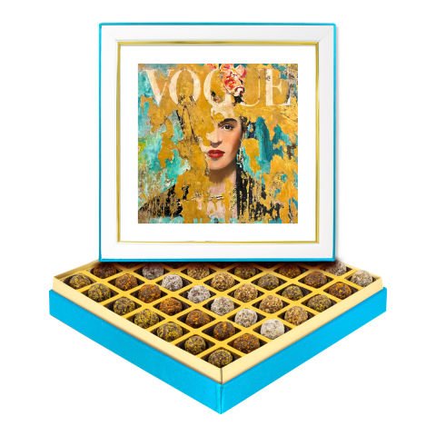 Modern Çerçeveli Frida Kutuda Şeker İlavesiz Lokma
