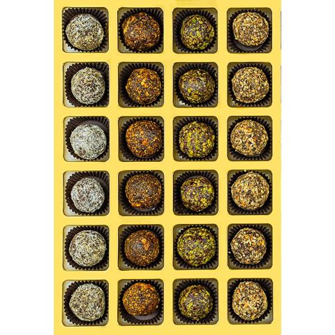 Modern Çerçeveli Parfüm Kutuda Şeker İlavesiz Lokma Orta Boy (430 g)