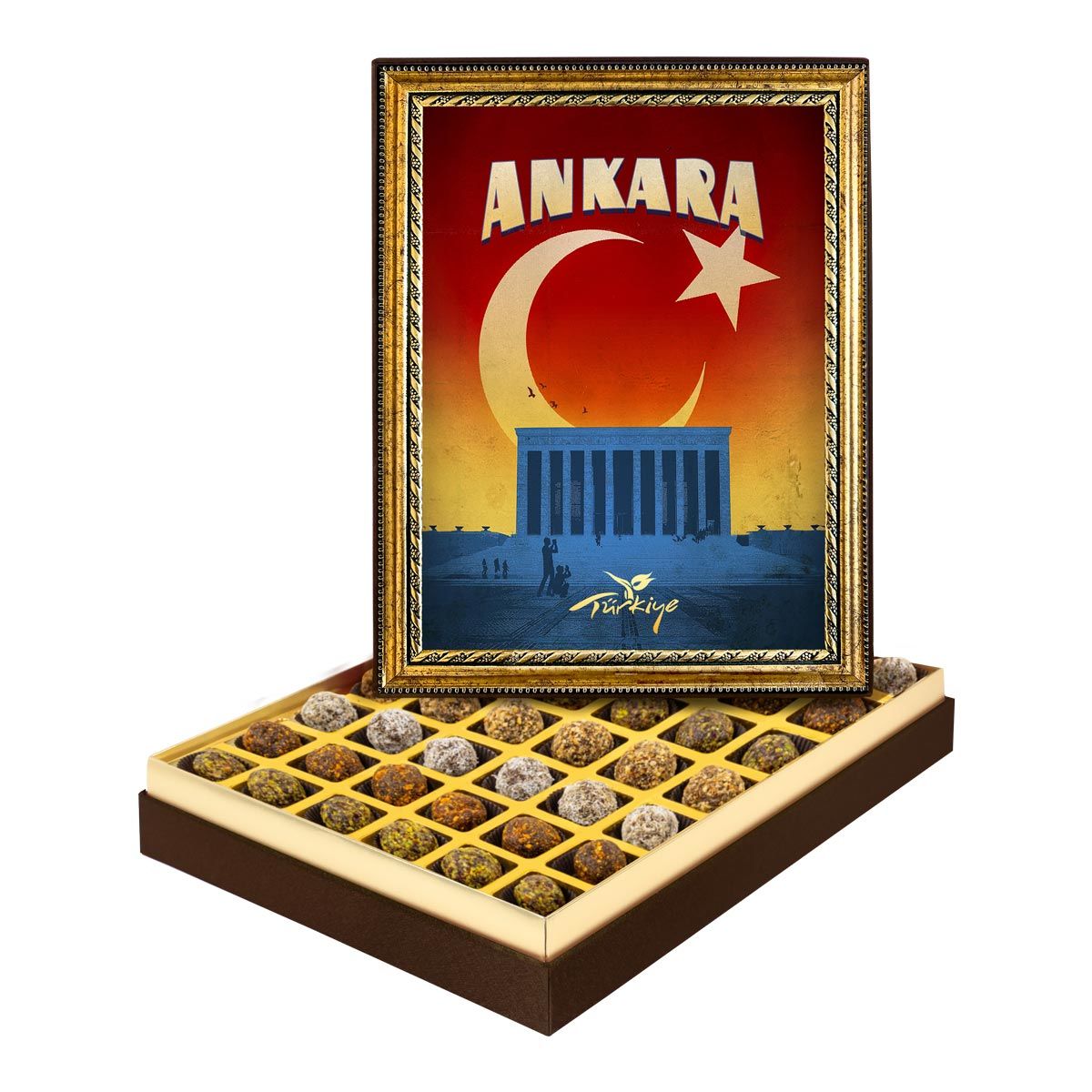 Ankara Çerçeveli Tablo Kutuda Şeker İlavesiz Lokma