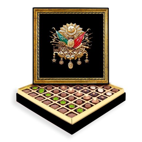 Osmanlı Arması Çerçeveli Tablo Kutu