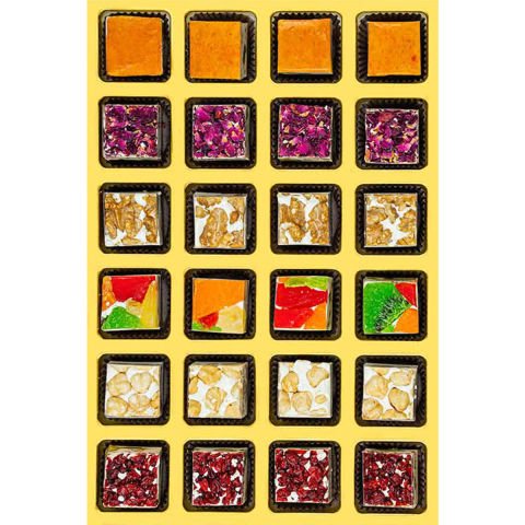 Antalya  Çerçeveli Tablo Kutuda Çerezli Nugat Orta Boy (410 g)