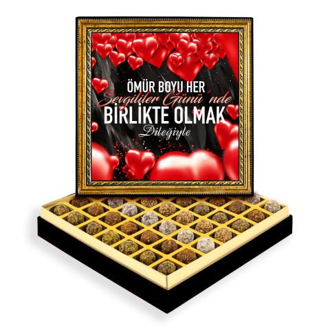Ömür Boyu Çerçeveli Tablo Kutuda Şeker İlavesiz Lokma