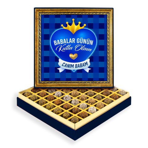 Canım Babam Çerçeveli Tablo Kutuda Şeker İlavesiz Lokma