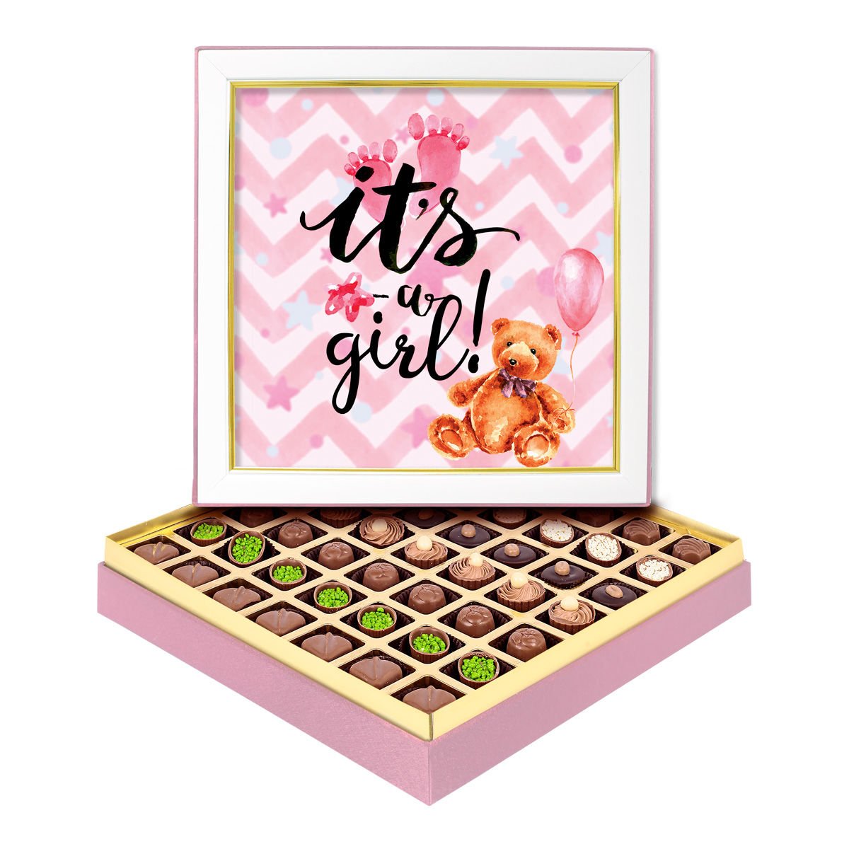 It's a Girl Çerçeveli Bebek Kutusu