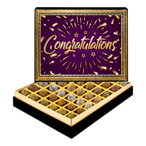 Congratulations Çerçeveli Tablo Kutuda Şeker İlavesiz Lokma