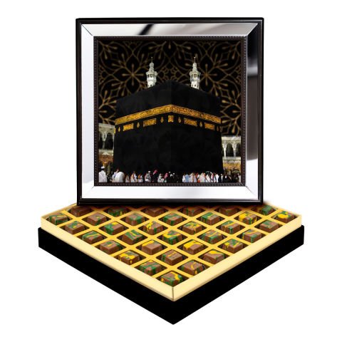 Ayna Çerçeveli Kabe Kutuda Dubai Çikolatası