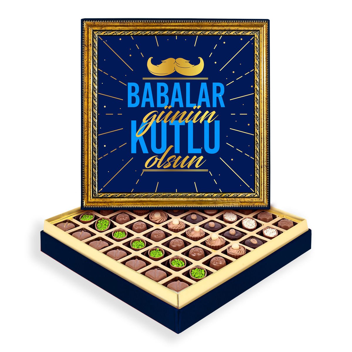 Babalar Günü Çerçeveli Tablo Kutu